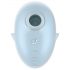 Satisfyer Cutie Ghost - oplaadbare, luchtdruk-golven clitorisstimulator (blauw)