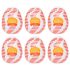 TENGA Egg Tube - masturbatie-ei (6 stuks)