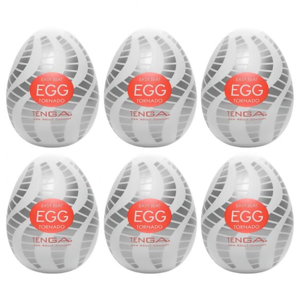 TENGA Egg Tornado - masturbatie-ei (6 stuks)