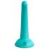 Dillio Curious Cinq - gode en silicone (15cm) - turquoise