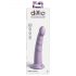 Dillio Slim Seven - Dildo stimulant avec ventouse (20cm) - violet