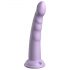 Dillio Slim Seven - Dildo stimulant avec ventouse (20cm) - violet