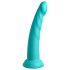 Dillio Slim Seven - stimulateur vibrant à ventouse (20cm) - turquoise