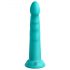 Dillio Slim Seven - stimulateur vibrant à ventouse (20cm) - turquoise