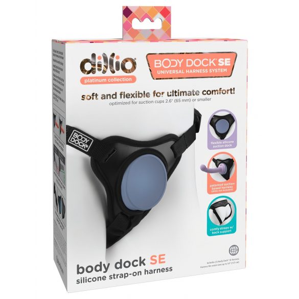 Dillio Body Dock SE - Harnais Ajustable (Noir-Bleu)