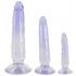 Ensemble de Dildos Anaux Cristallin - Set de 3 (Transparent-Bleu)