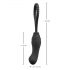 Black Velvet Perfect Fit - strap-on dildo (zwart)