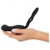 Black Velvet Perfect Fit - strap-on dildo (zwart)