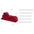 Liberator Esse Lounger - Canapé érotique modulable 3 pièces (rouge)