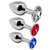 Alive Anal Pleasure - metalen buttplug set (zilver)