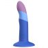 ROMP Piccolo - flexibele siliconen dildo (blauw-paars)