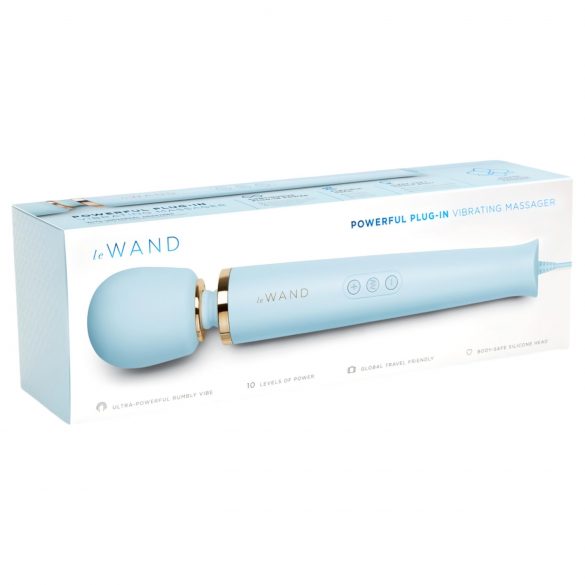 le Wand - Vibrateur Massant Exclusif avec Cordon (Bleu)