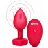 B-Vibe Heart - Vibromasseur Anal Sans Fil Rechargeable (Rouge)