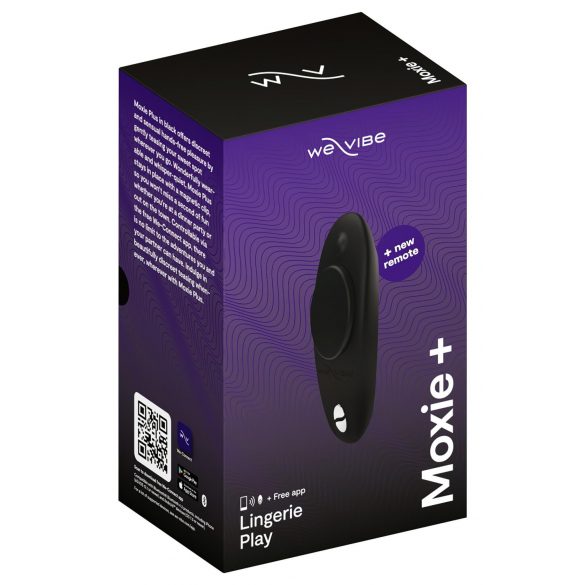 We-Vibe Moxie+ - draadloze, slimme clitorisstimulator (zwart)