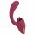 Javida - 2in1 trilfunctie vibrator (rood)