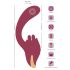 Javida - 2in1 trilfunctie vibrator (rood)