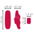 Smile - draadloze oplaadbare slipvibrator (rood)