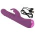 Javida - duwende vibrator met clitorisstimulator (paars)