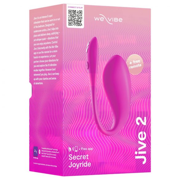 We-Vibe Jive 2 - oplaadbaar, slim vibratie-ei (roze)