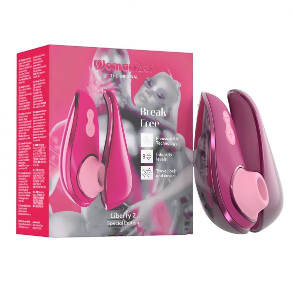 Womanizer Liberty 2 Iggy Azalea - luchtpulserende clitorisstimulator (pink)