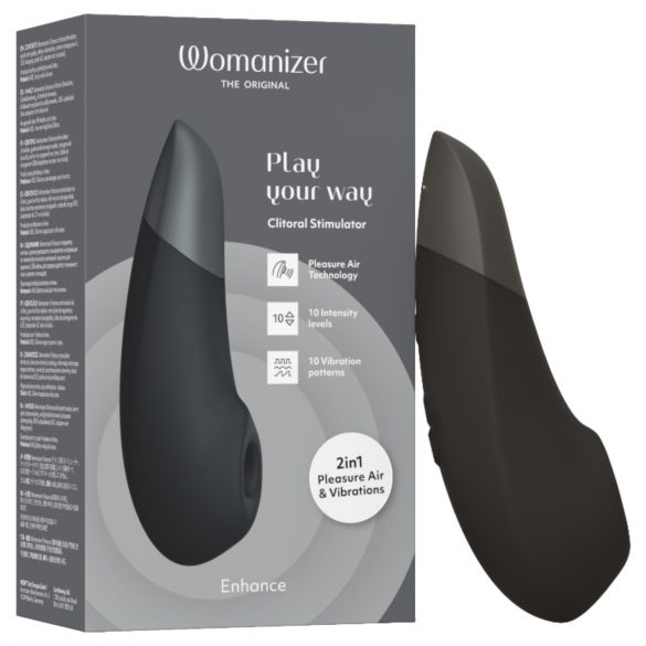 Womanizer Enhance - Stimulateur Clitoridien à Ondes (Noir)