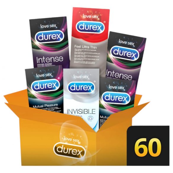 Durex Premium - extra genot condoompakket (6 x 10 stuks)