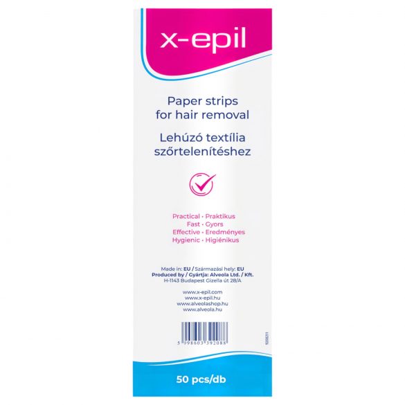 X-Epil - ontharingsstrips van textiel (50 stuks)