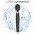 WEJOY Alyssa - oplaadbare, waterdichte vibrator (zwart)