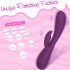 WEJOY Elise - oplaadbare, waterdichte vibrator met clitorisstimulator (paars)