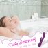 WEJOY Elise - oplaadbare, waterdichte vibrator met clitorisstimulator (paars)