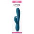 Inya Luv Bunny - Vibrateur Rechargeable avec Stimulateur Clitoridien (Turquoise)