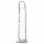 Addiction Crystal - voet dildo (transparant) - 18cm