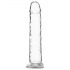 Addiction Crystal - voet dildo (transparant) - 18cm