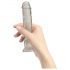 Addiction Crystal - voet dildo (transparant) - 18cm