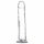 Addiction Crystal - dildo met zuignap (transparant) - 20cm