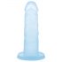 Addiction Cocktails - zuignap siliconen dildo (blauw)