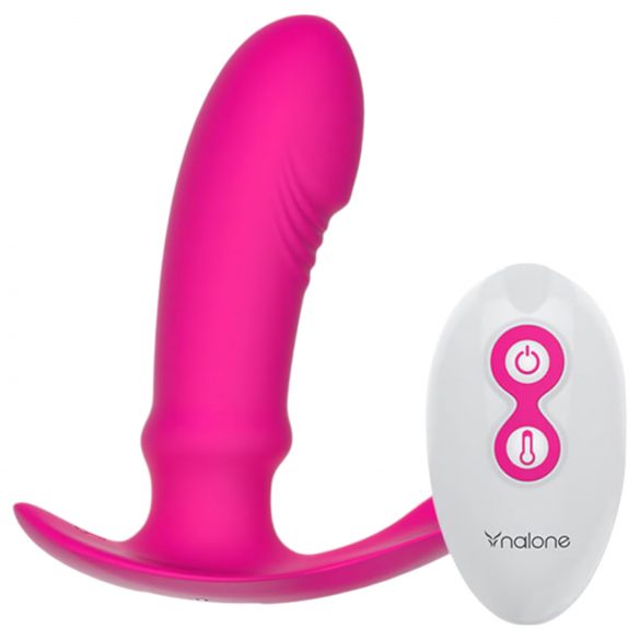 Nalone Marley - oplaadbare, verwarmde, draadloze prostaat vibrator (roze)