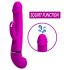 Pretty Love Henry - oplaadbare vibrator met clitorisstimulator en spuitfunctie (roze)