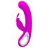 Pretty Love Webb - vibrator met clitorisstimulator (roze)