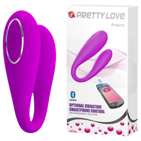 Pretty Love August - oplaadbare, slimme G-spot- en clitorisvibrator (roze)