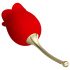 Pretty Love Rose Lover - 2-in-1 clitorisstimulator met tong (rood)