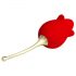 Pretty Love Rose Lover - 2-in-1 clitorisstimulator met tong (rood)