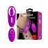 Pretty Love Wild Rabbit - oplaadbare, draadloze konijnen clitoris stimulator (roze)