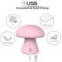 Magic Mushroom - oplaadbare gezichtsmassager (roze)