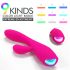 Sex HD Muses – Oplaadbare, waterdichte verwarmde vibrator (roze)