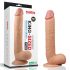 Lovetoy King-Sized – zuignap, realistische dildo met ballen – 25cm (natuurlijk)