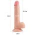 Lovetoy Nature Cock - levensechte dildo met zuignap - 21 cm (natuurlijk)