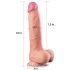 Lovetoy Nature Cock - dubbelgelaagde realistische dildo - 25cm (natuurlijk)