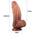 Lovetoy - realistische dildo met twee lagen - 26 cm (natuurlijk)