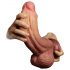 Lovetoy - realistische dildo met twee lagen - 26 cm (natuurlijk)